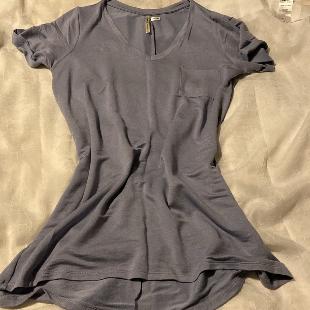 Tresics Jersey-Knit Shift Dress in Cornflower Blue